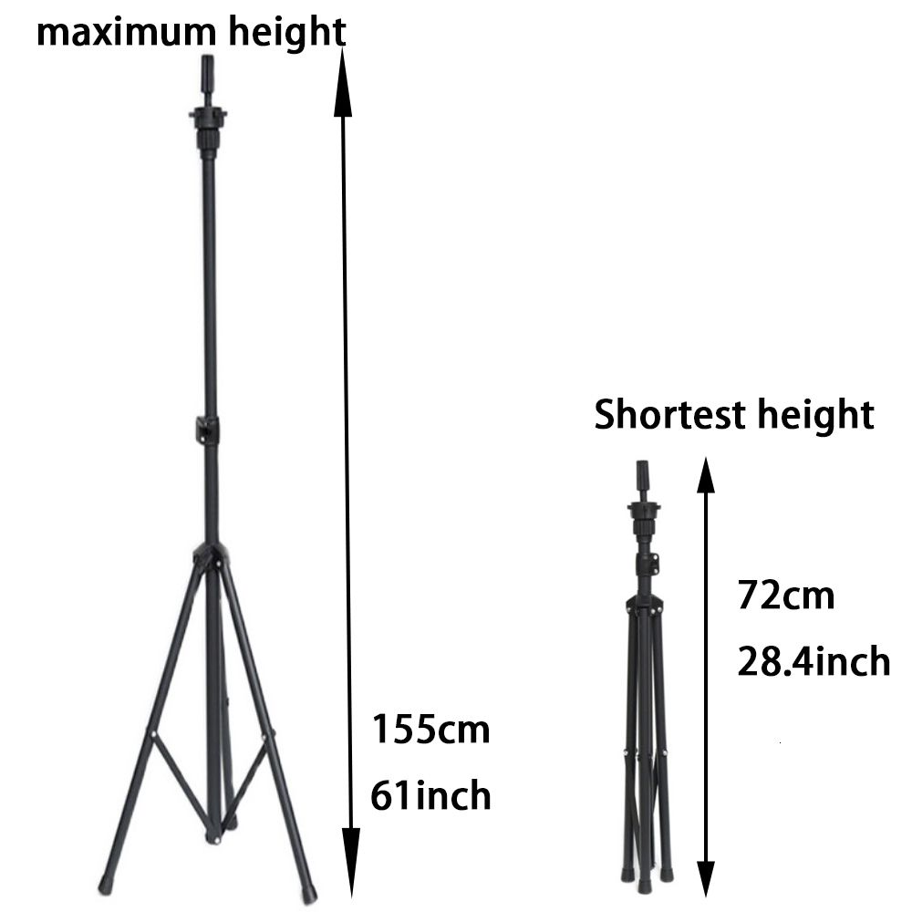 Höhe 155 cm schwarz