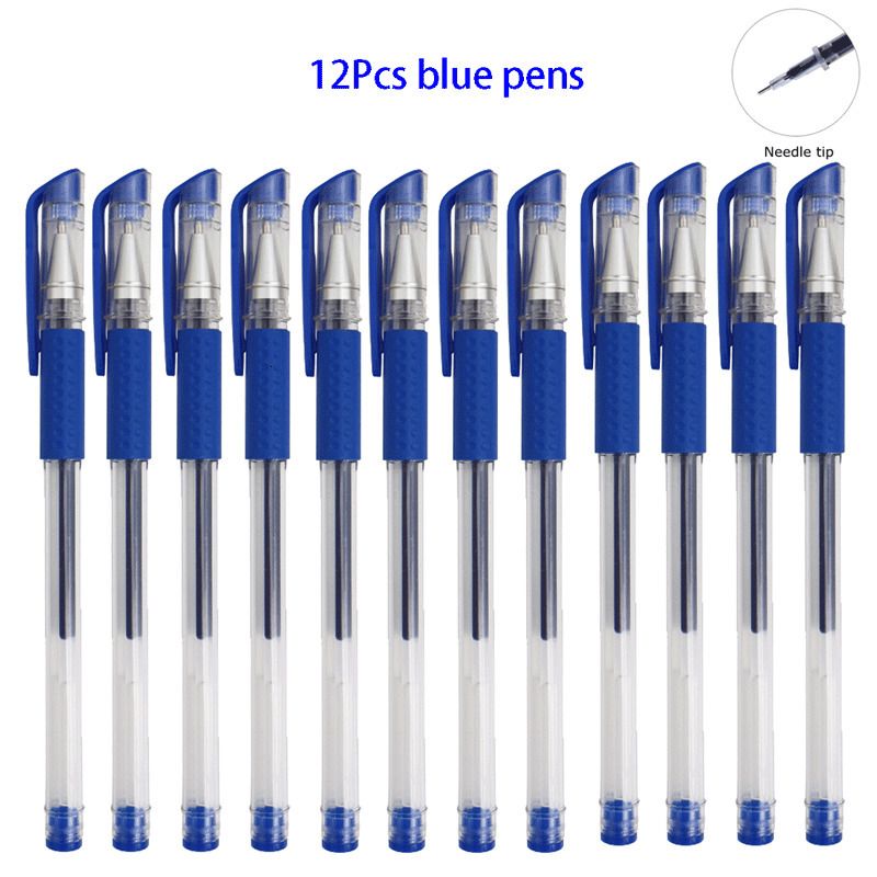12pcs Blue Pen c