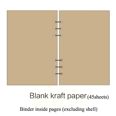 Blank Kraft Paper-A5