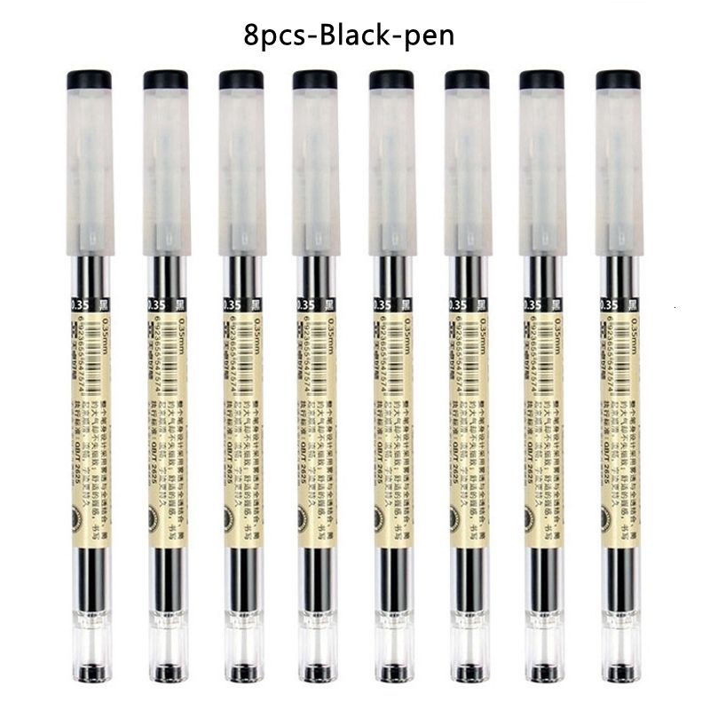 8pcs-black-pen
