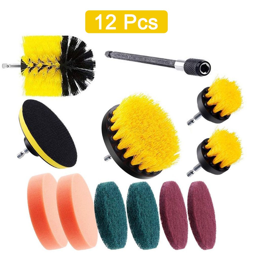 12 Pcs Set Yellow-One Set