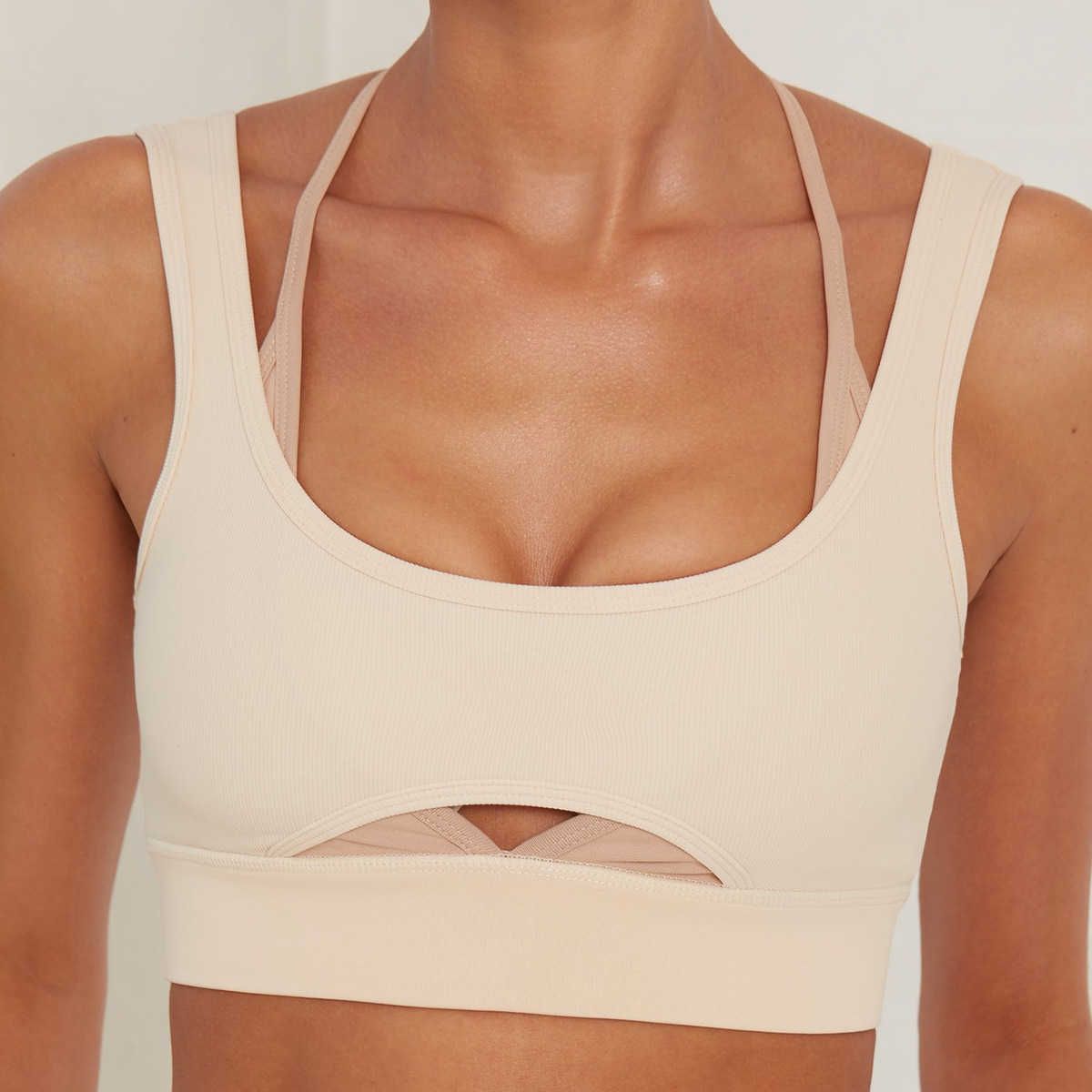 Khaki Sports Bra-1