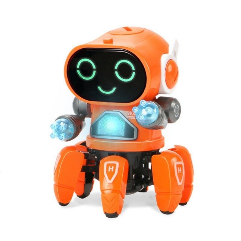 dancing robot-orange