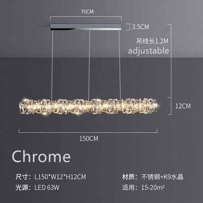 Chrome L150cm mutável