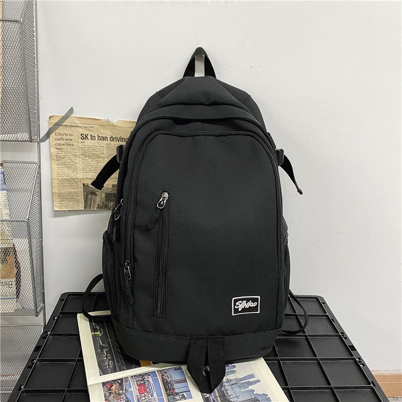 black only backpack