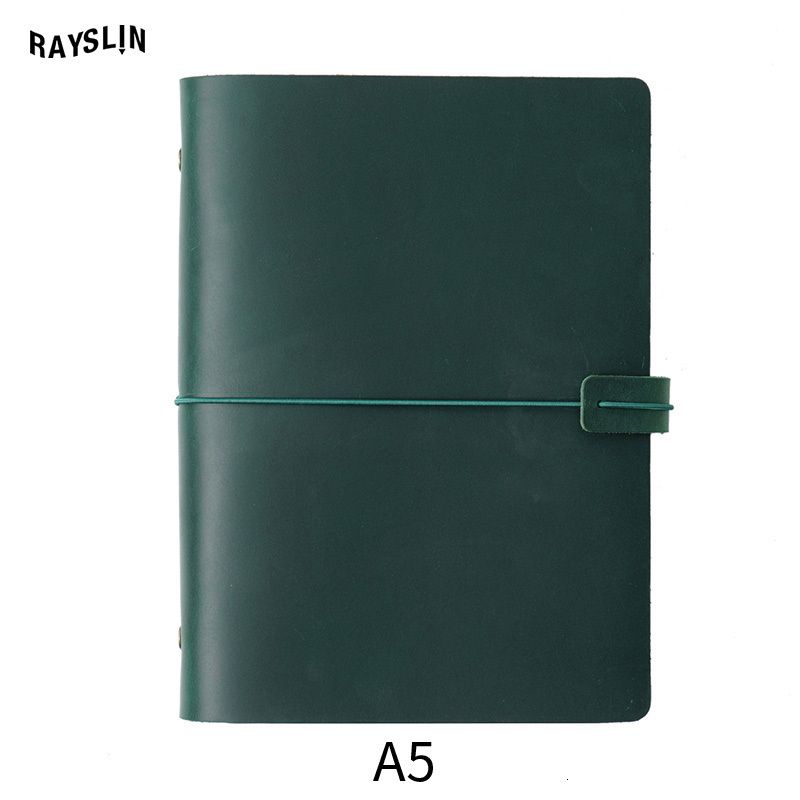 Groen A5-Loose-blad notebook