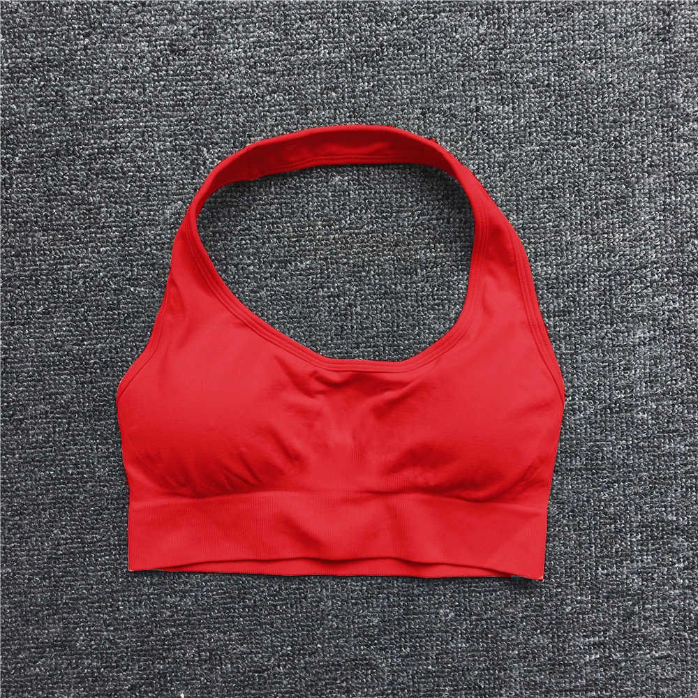 red halter bra