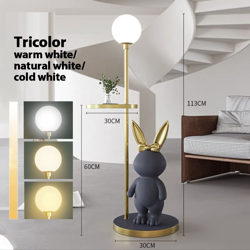 B grigio con lampadina E27 da 3 colori gratuita