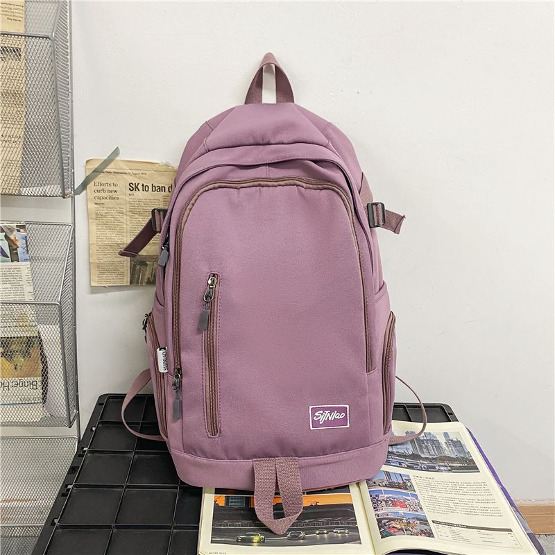 Lila nur Rucksack