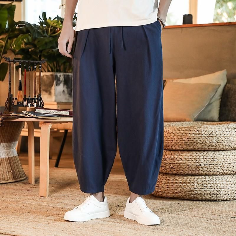 navy pants men