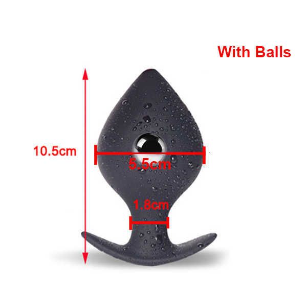 5.5cm with balls