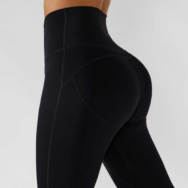 black yoga pants