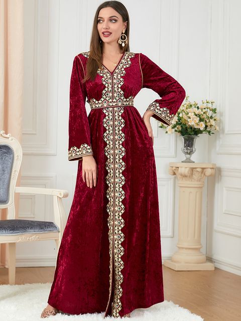 Burgundy Dress-M