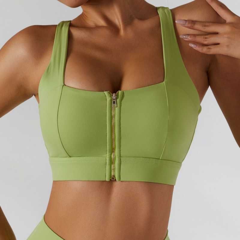 green sports bra-b