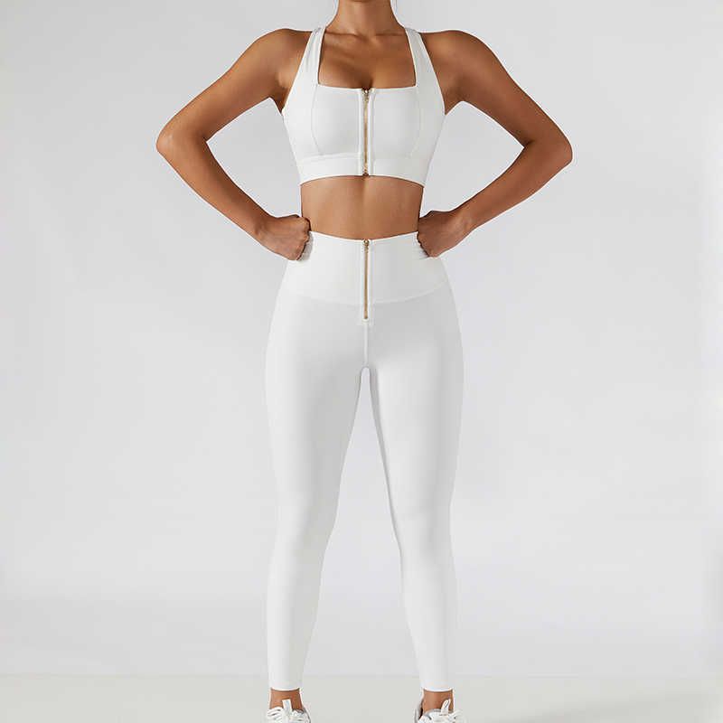 white yoga set