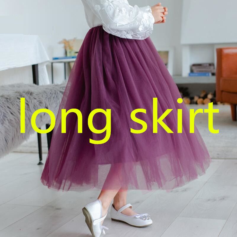 long skirt purple