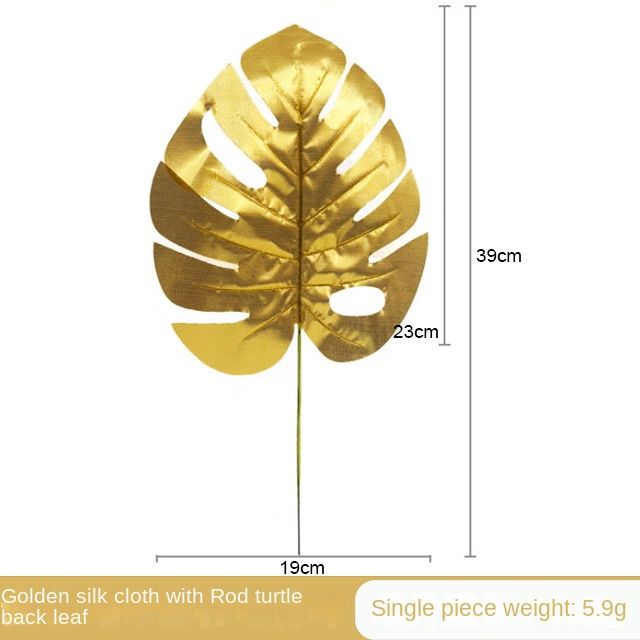 39cmgold-turtle leaf