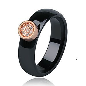 6mm Black Rose Gold