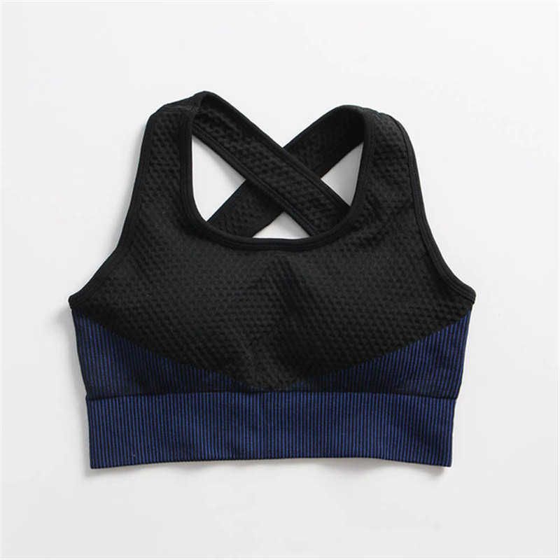 Black Blue Bra