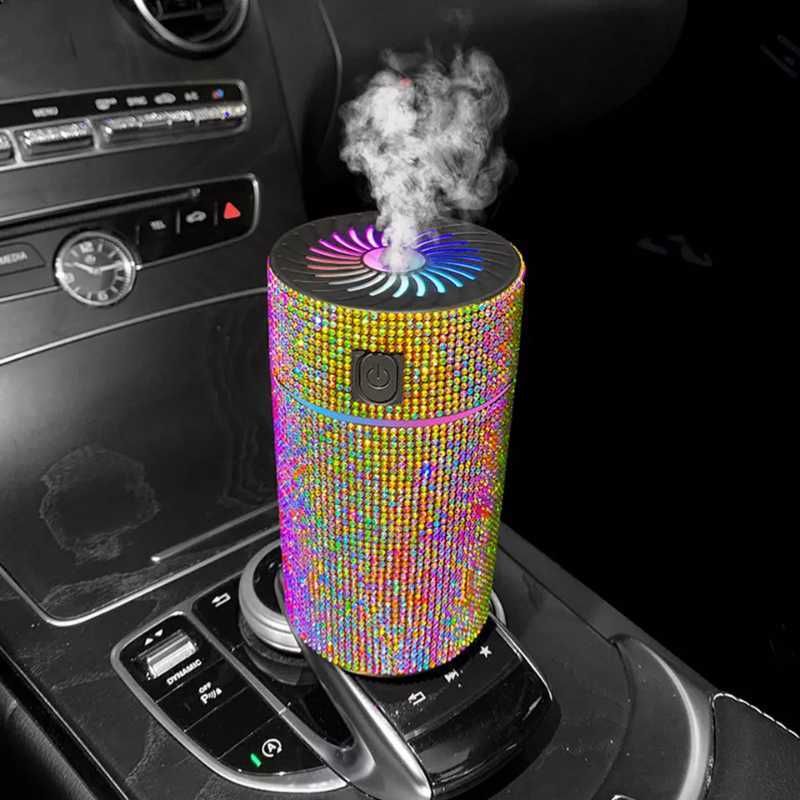 New Car Diffuser Humidifier With LED Light Crystal Diamond Auto Air  Purifier Aromatherapy Diffuser Air Freshener Car Accessories From Skywhite,  $15.79