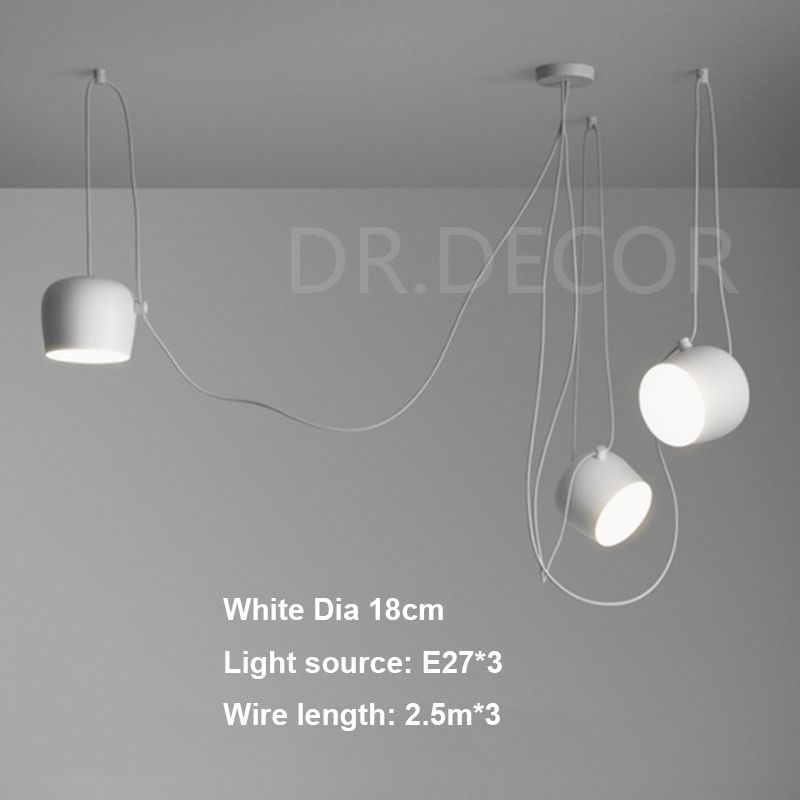 white 18cm 3lights