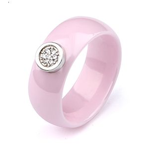 8mm Pink Silver