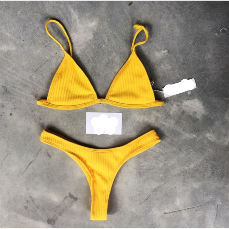gele bikini