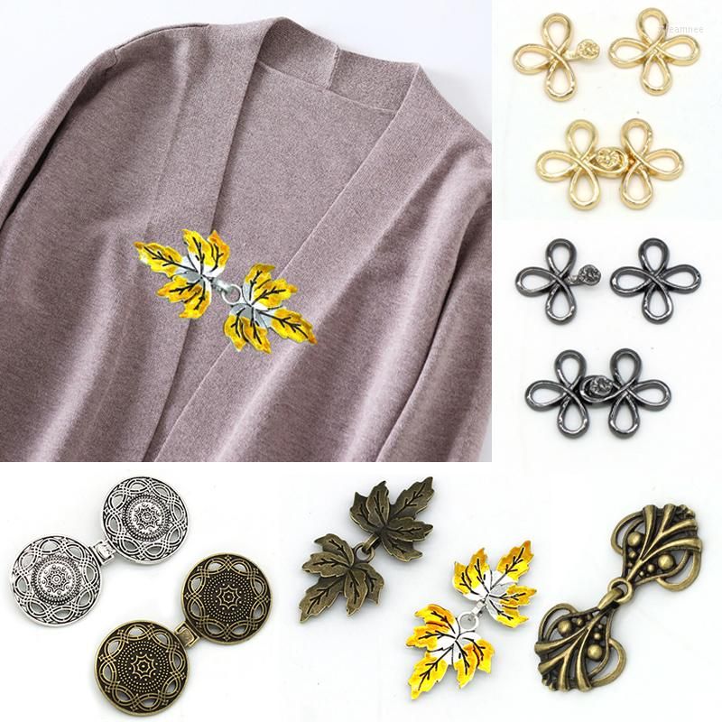 Vintage Cardigan Collar Clips Scarves Shawls & Wraps Brooch For Sweaters  From Simonanry, $11.6