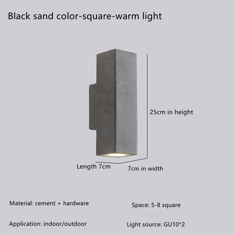 Zwart Square7cm warm