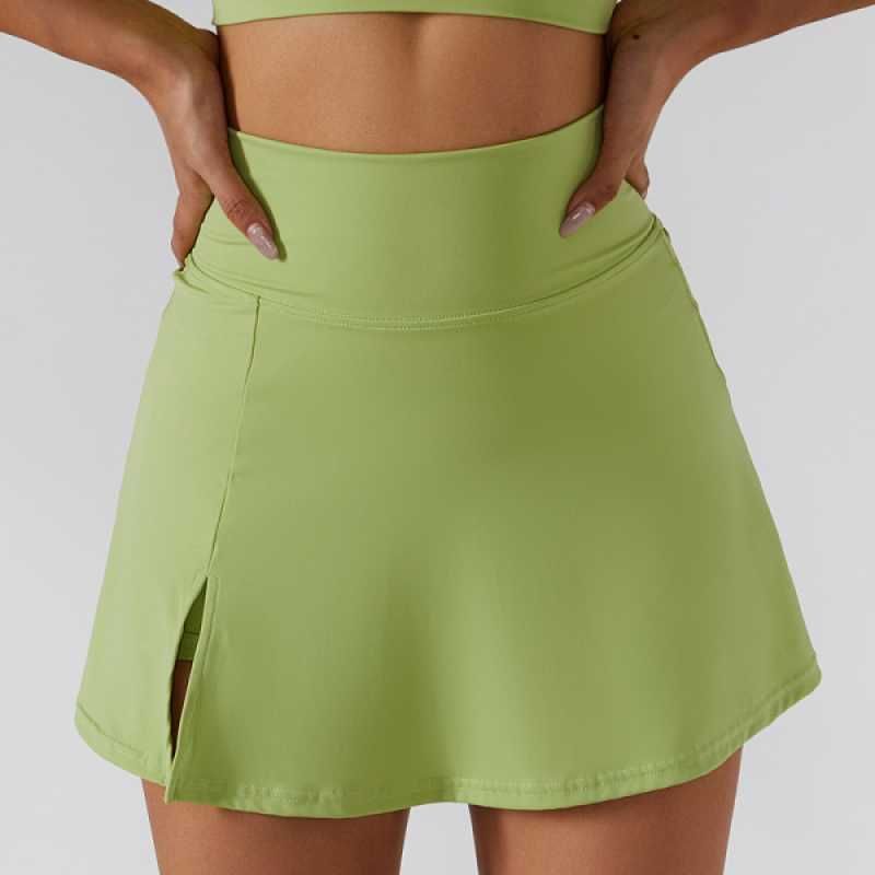 green shorts