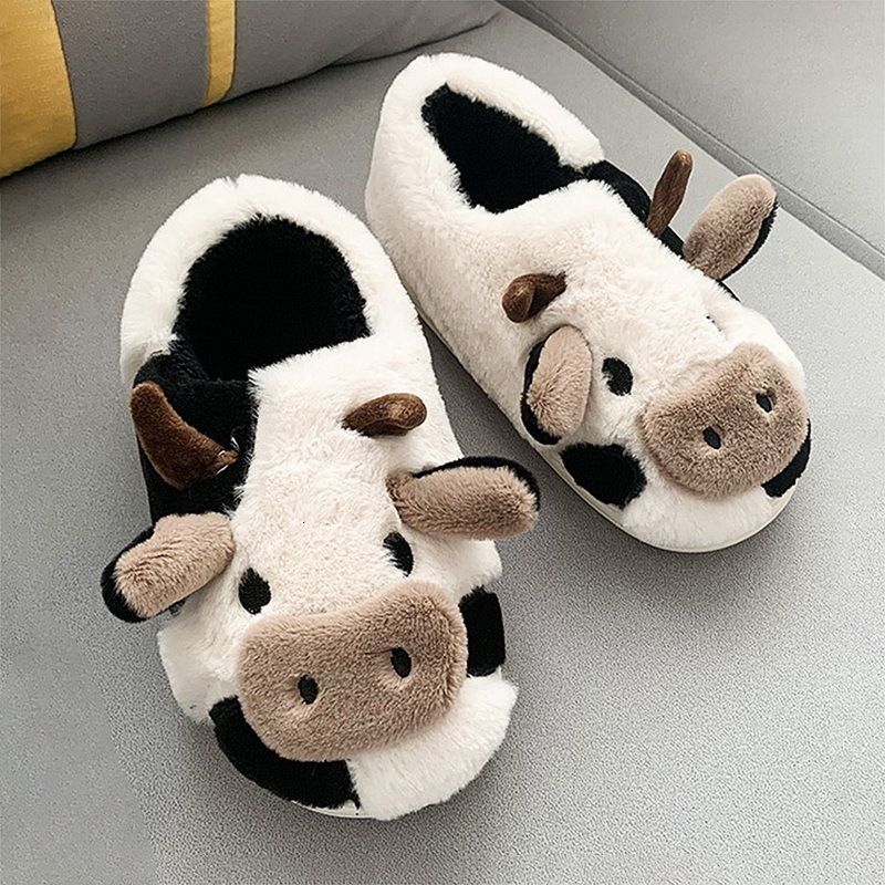 牛の綿の靴