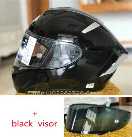 black visor