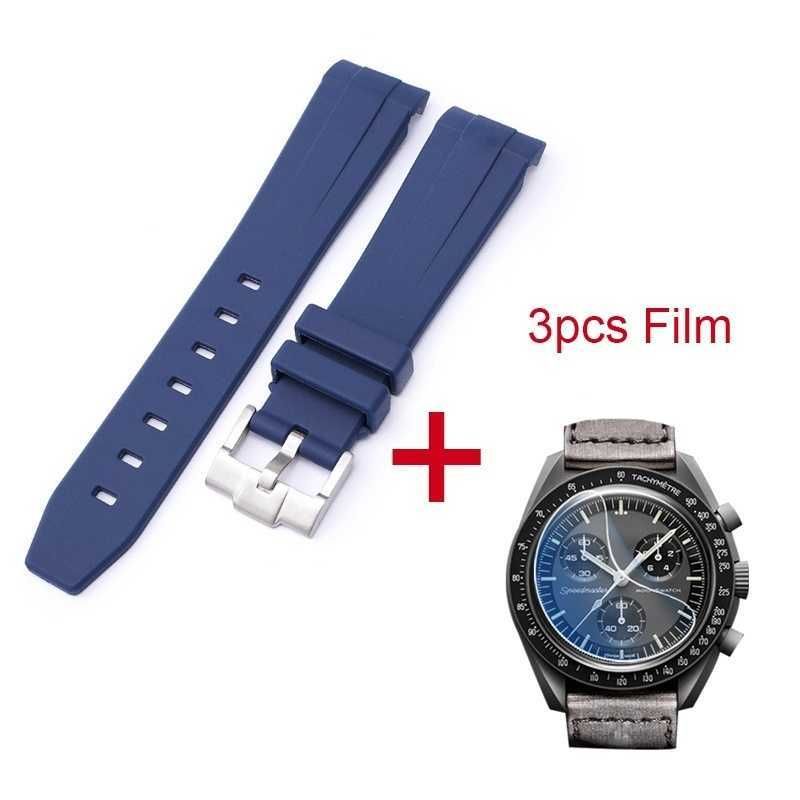 Dark/Blue+3pcs TPU Film