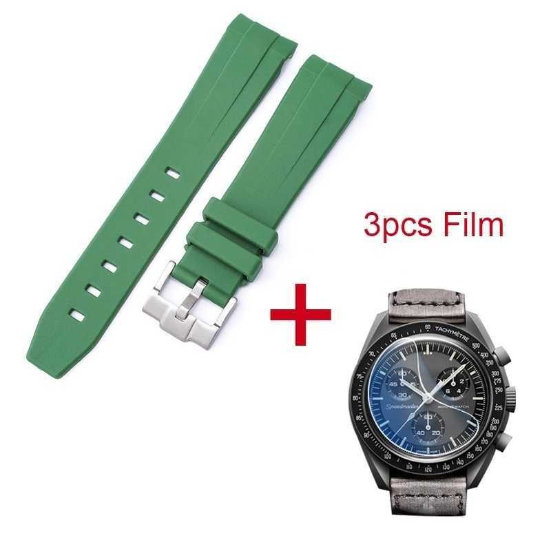 Green+3pcs TPU -film