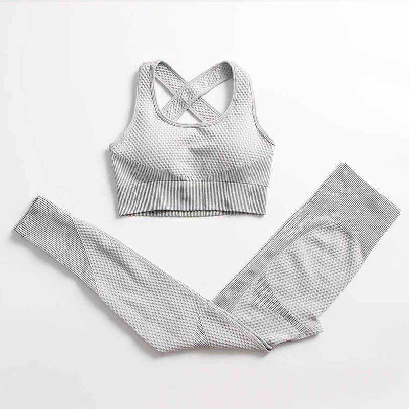 2pcs soutien-gorge gris