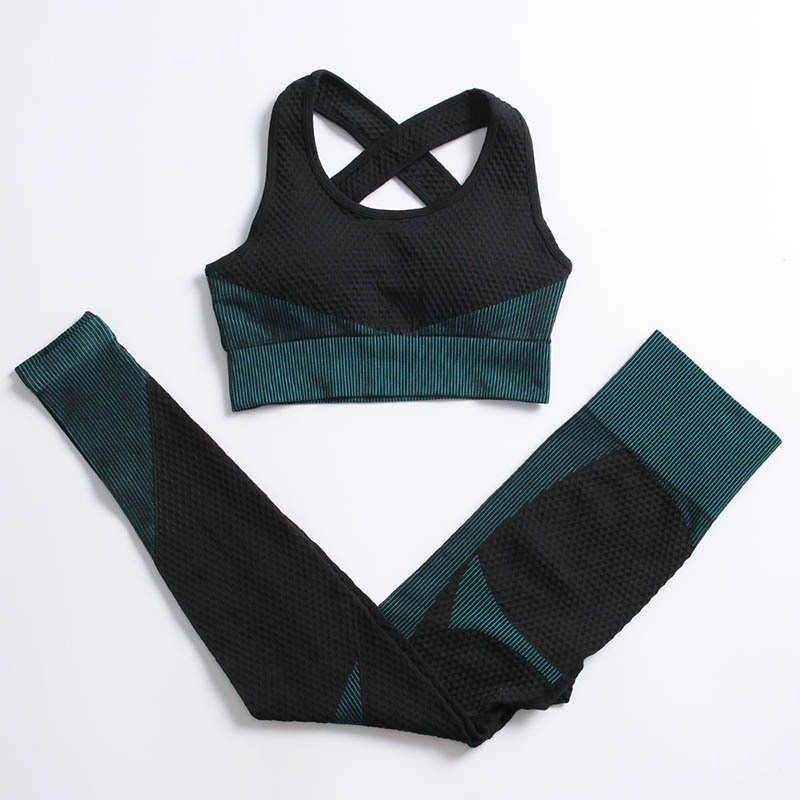 2pcs Bra vert foncé