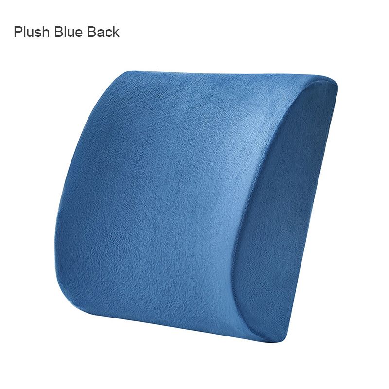 plush blue back