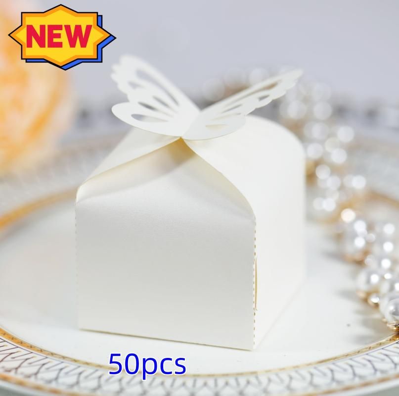 White 50PCS 6x6x5.5cm