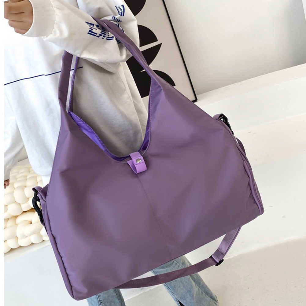 purple gym bag