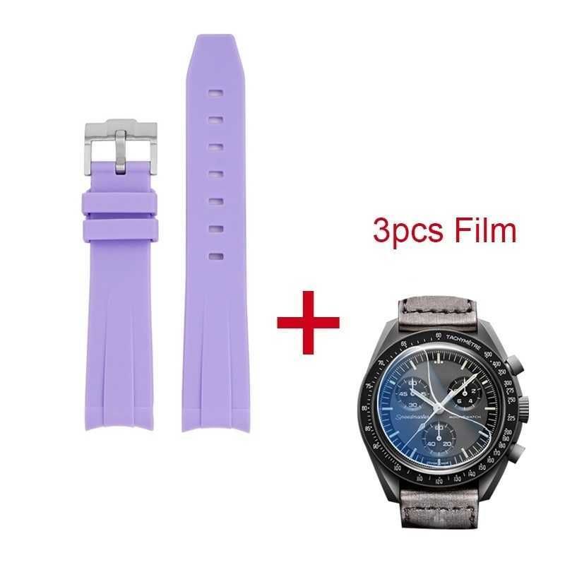 Purple+3pcs TPU Film