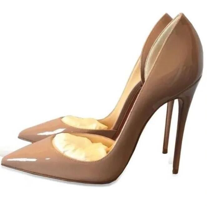 Dark Nude Patent Leather