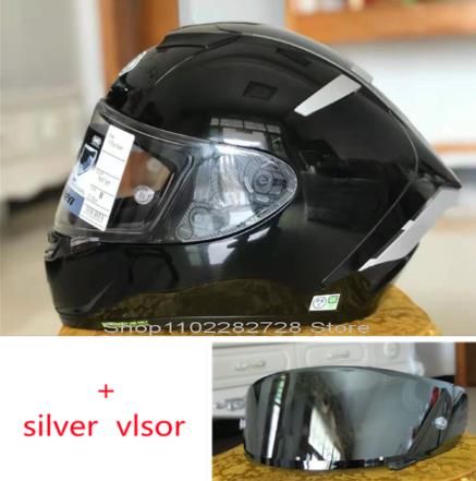 silver visor