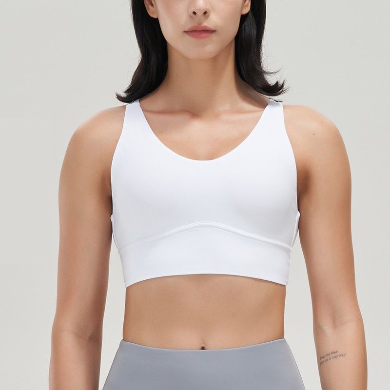 White Sports Bra