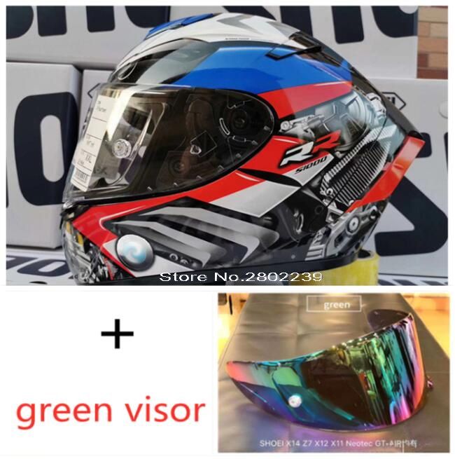 clear green lens