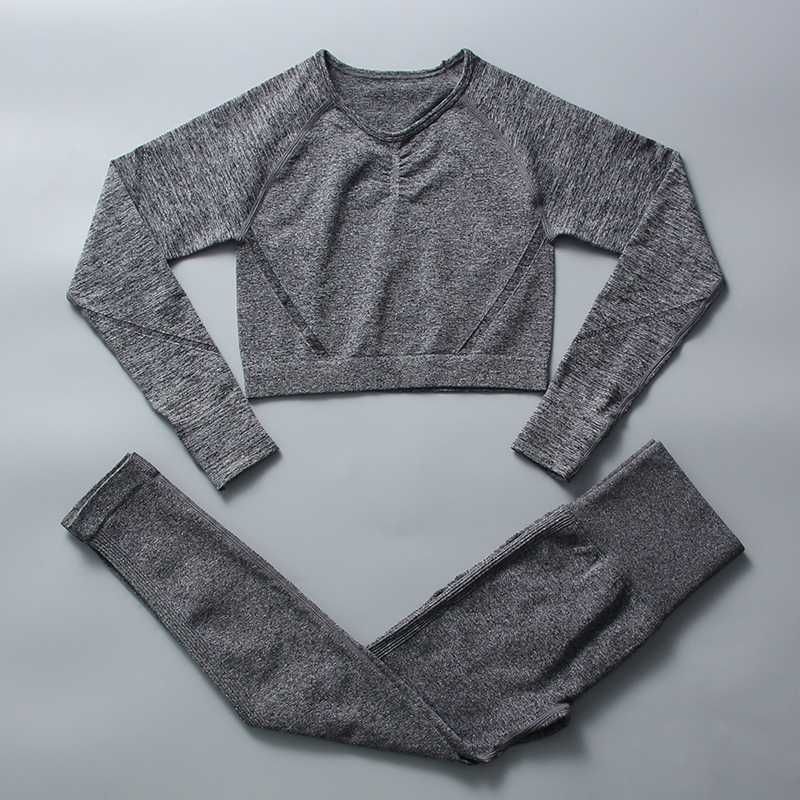 dark grey top-2pcs