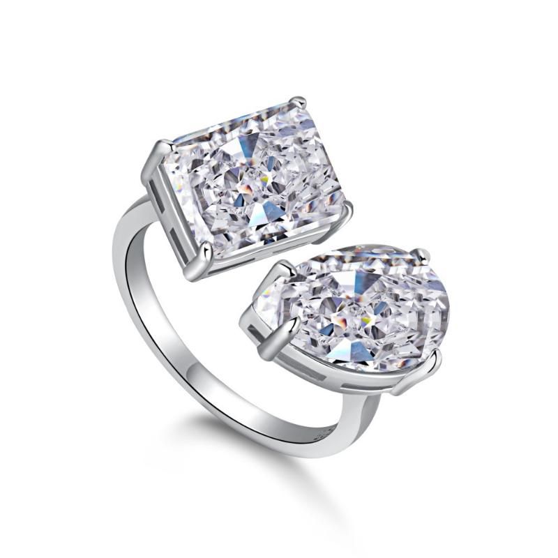 White Sapphire 191 Platinum Plated