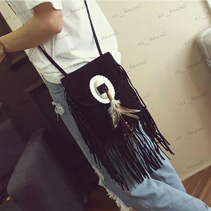 fringe bag black a