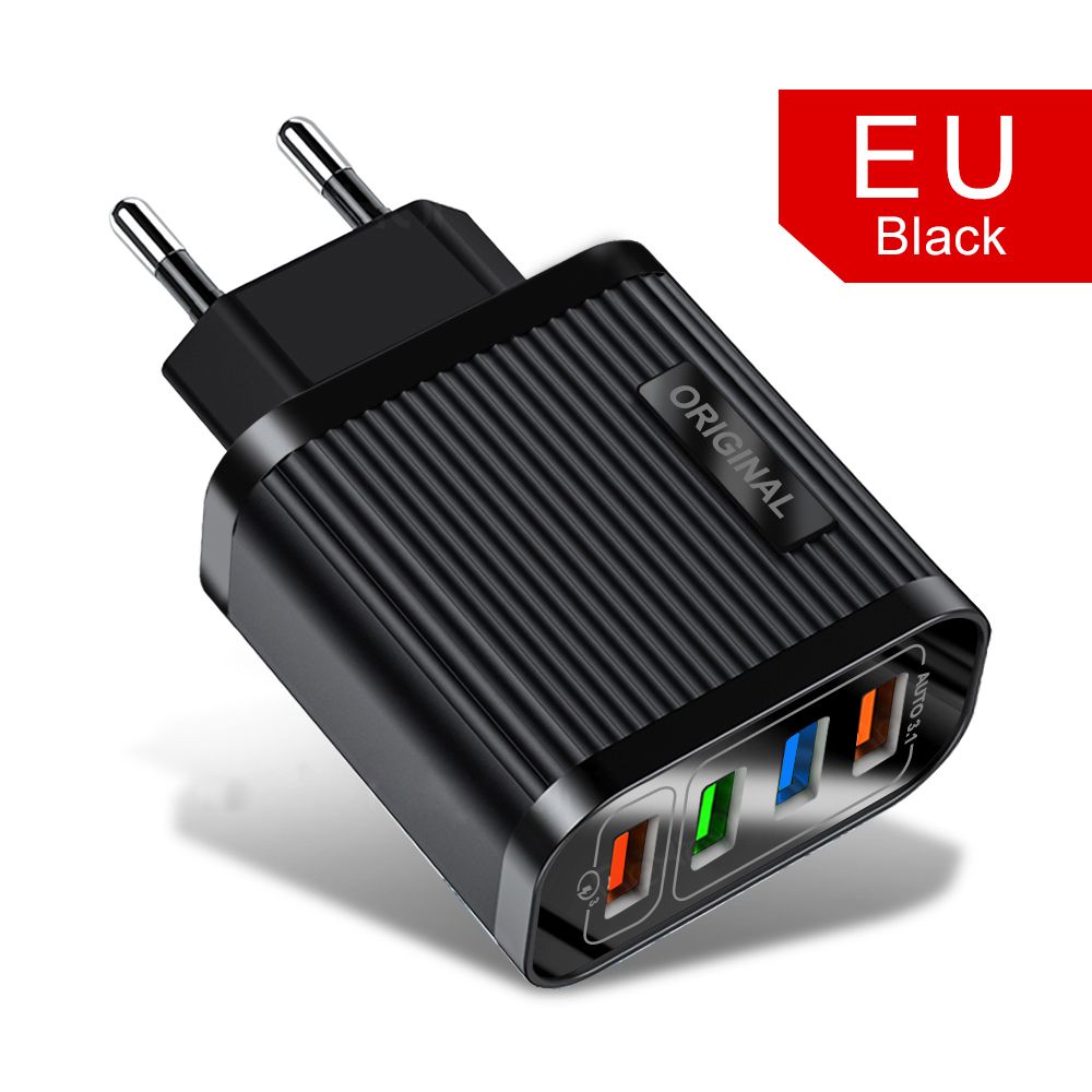 Black EU Plug