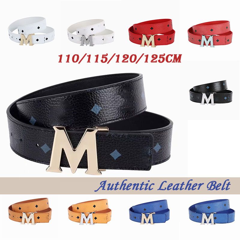 Designer Fashion Waist Belt With Letter M No Buckle Belt Mens For Men  Classic Luxury Top Quality In Black, White, Red, Blue, And Yellow Perfect  For Parties And Weddings Wholesale From Famous