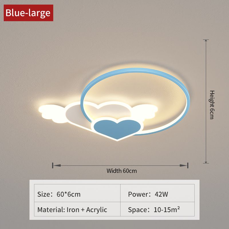 Blue large 60CM White light